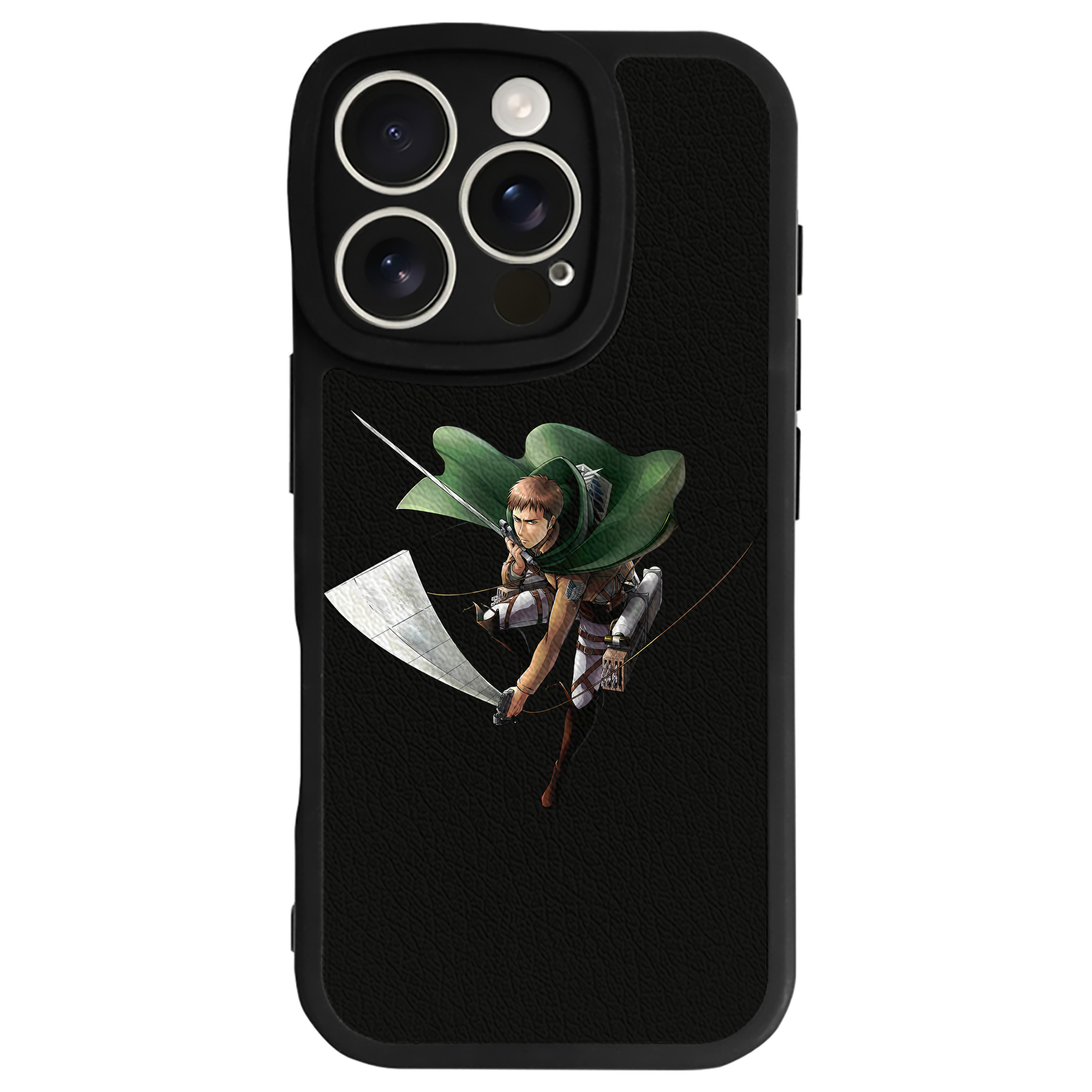 （画像用） 進撃の巨人 Attack on Titan 【iPhone 16シリーズ対応】シリコンスマホケース（レザー調） 材質：シリコン